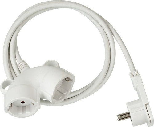 Brennenstuhl Cable Extensión 10M White Double Acoplamiento — image 1