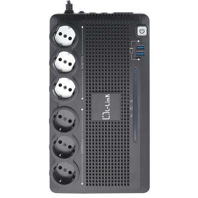 L-link UPS 700VA Interactive With 6 Schukos LL-700-G6 — image 1