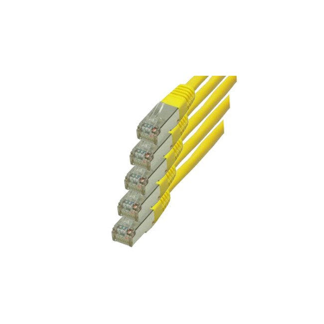 S-conn CAT.6 S/FTP 0.5M Network Cable Yellow 0,5M CAT.6 S/FTP (s-STP)