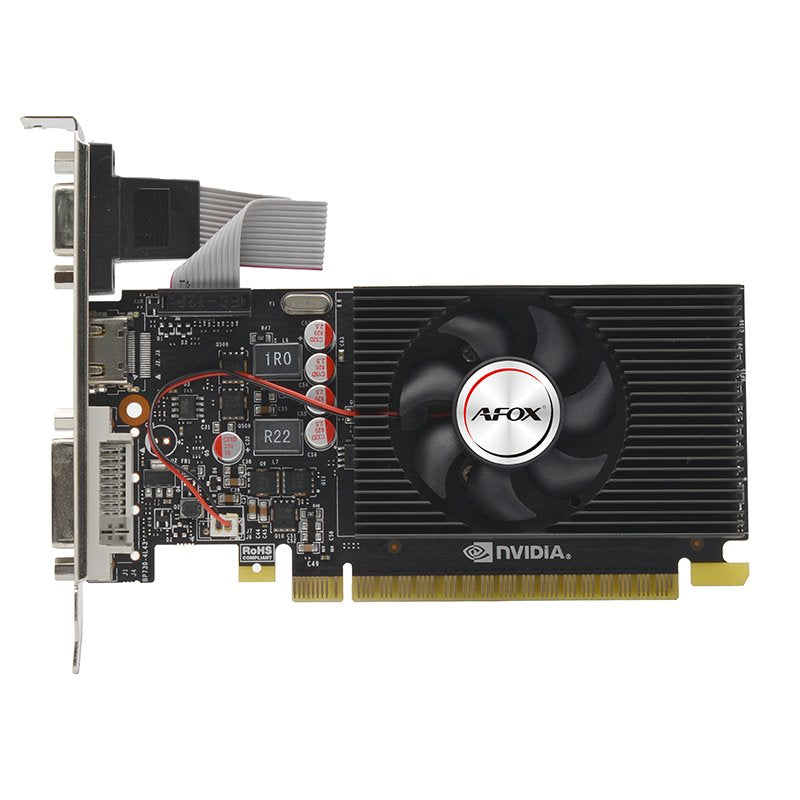 Afox Graphics Card GeForce GT240 1GB DDR3 128BIT DVI HDMI VGA Lp Fan AF240-1024D3L2