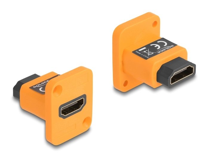 Delock 88001MÓDULO Type-d Hdmi-a Female a Female 4K Orange