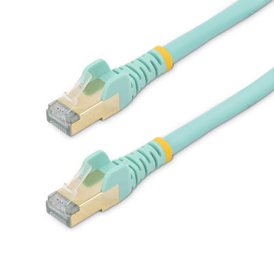 StarTech.com Cable 5M Network Ethernet CAT.6A Aqua With Connectors RJ45 Without Enganches STP With Alambre Cob — image 1