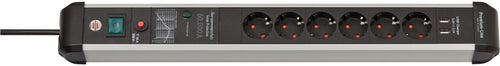 Power Strip Premium-protect-line 60.000A With Protection Contra Sobretensiones And USB 6VÍAS 3M H05VV-F 3G1,5 — image 1