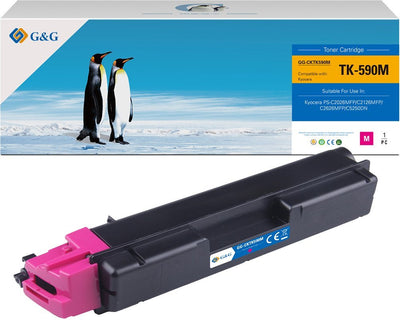 G&g Toner Compatible With Kyocera TK590M/ 1T02KVBNL0 — image 1