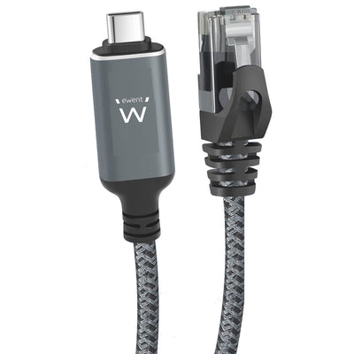 Ewent USB Cable -c 3.1A RJ45 CAT.6 FTP, 1Gbps, 3M — image 1