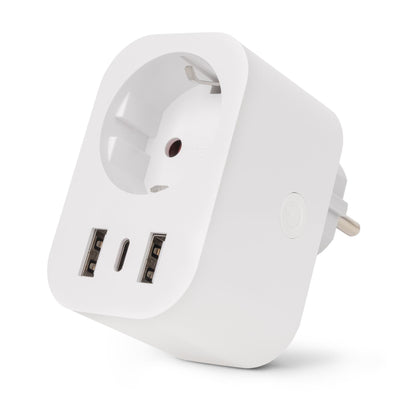 Entac Wi-Fi Adapter Plug 1-VÍAS With 2x USB-A/1x USB-C — image 1