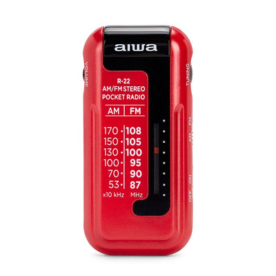 Aiwa Radio Laptop R-22RD Red — image 1