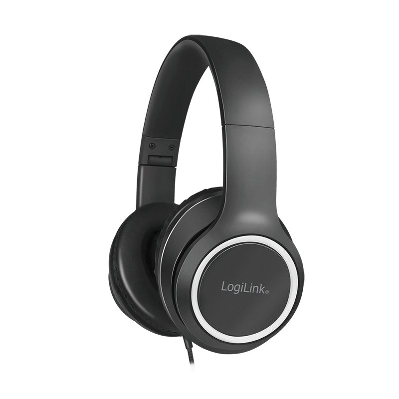 Headset Stereo, With Microphone, 1X 3.5MM, Black