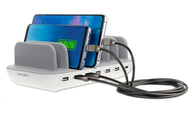 4SMARTS 462310 Charger Dispositivo Mobile Phone Smartphone, Tableta Grey USB — image 1