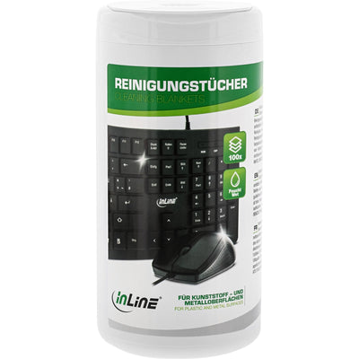 Inline Toallitas Cleaning Toallitas Húmedas Cleaning Computadoras 100 Units — image 1