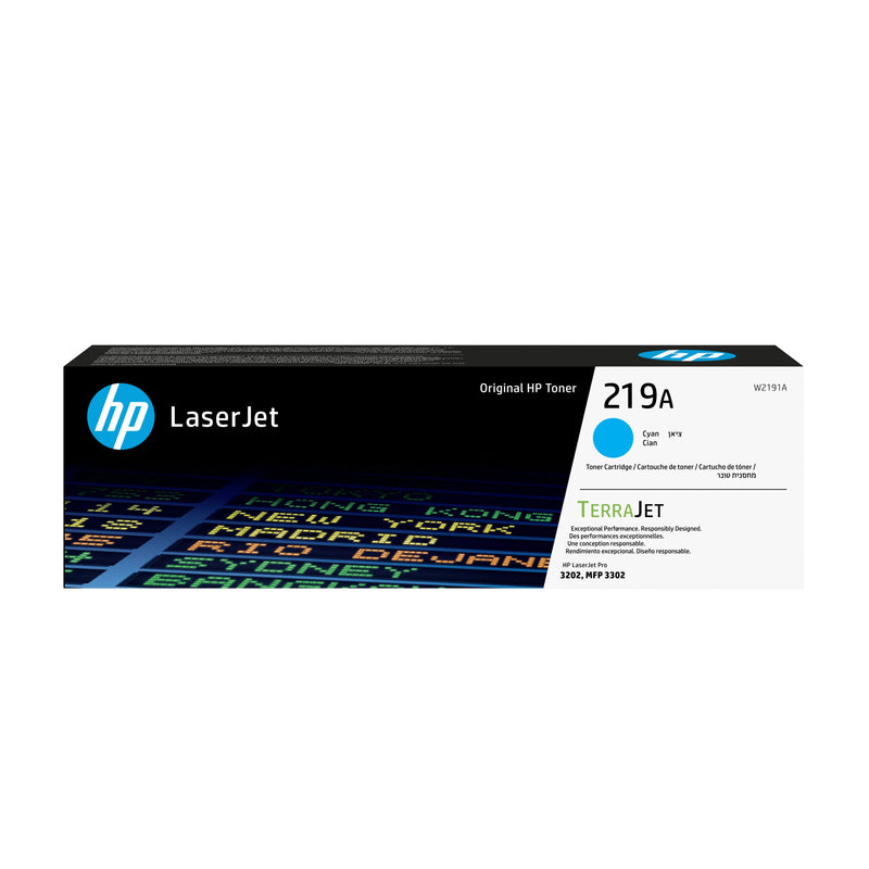 HP Genuine Toner 219A Cyan