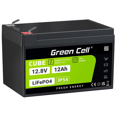 Green Cell LFPGC12V12AH Battery Sistema UPS Fosfato Hierro-litio (LIFEPO4) 12,8V 12AH — image 1