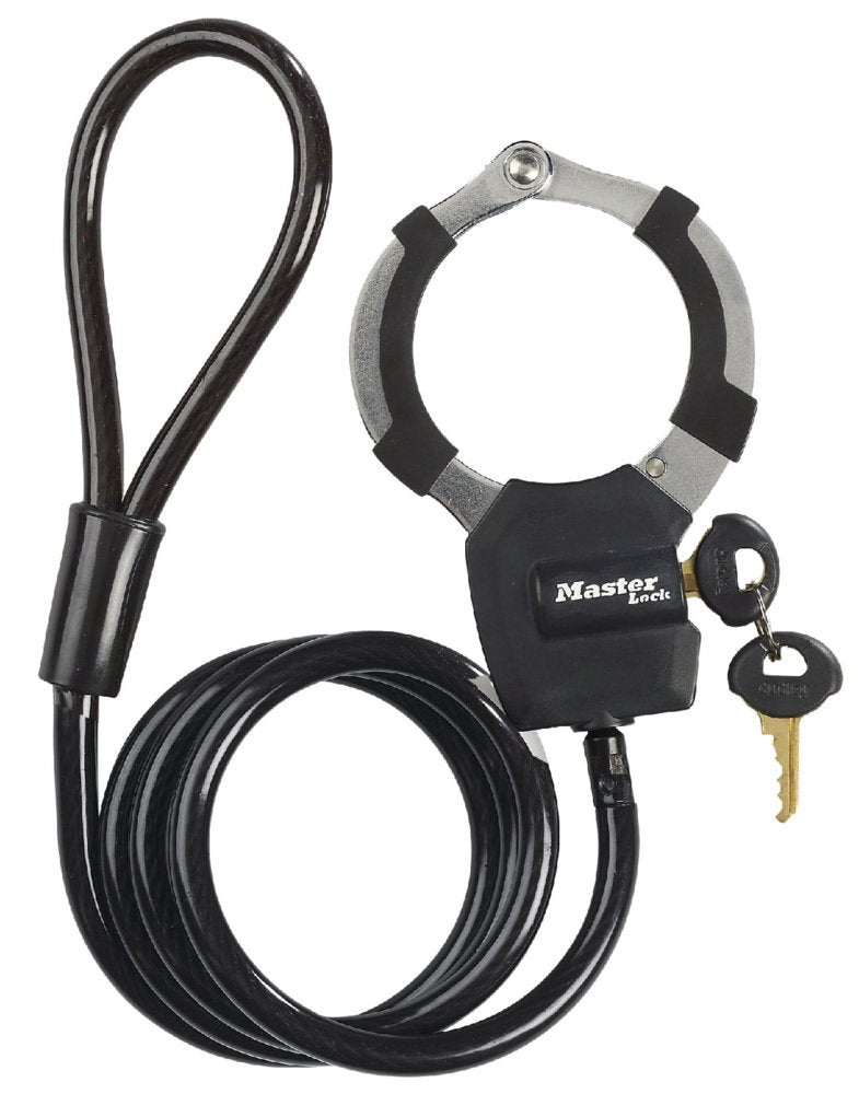 Master Lock Street Cuff Black 1000MM Cable Antirrobo