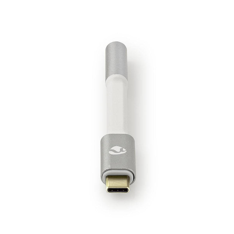 Nedis Usb-adapter USB 2.0 Usb-c™ Connector Male 3.5MM Connector Female 0.08M Round Chapado Oro Trenzado / Nylo