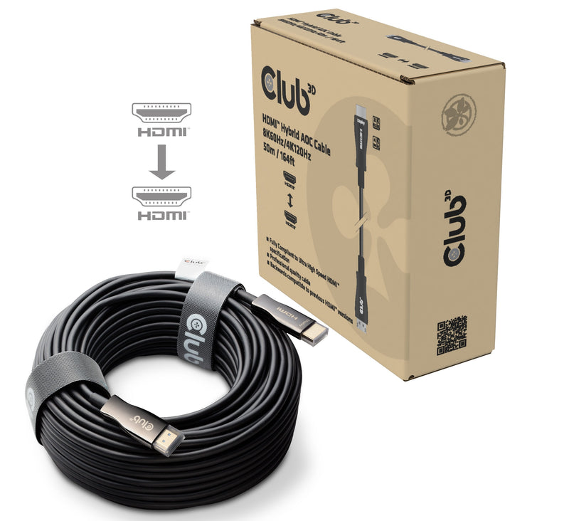 Cable CLUB3D CAC-1393 HDMI 50M HDMI Type a Standard