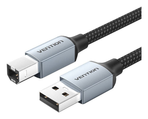Vention USB Cable 2.0 Printer Ctthf USB Tipo-b Male USB Male 480Mbps 1M Grey — image 1