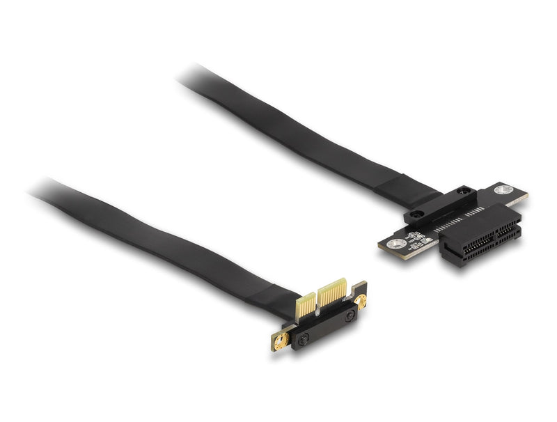 Delock 88024 Card Elevadora Pci Express X1 Male With Ángulo 90° a Slot X1 With Cable 60CM