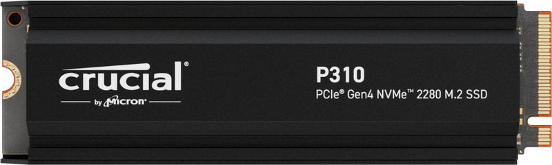 Crucial SSD P310 1TB M.2 PCIE GEN4 NVMe 3D Nand Write Speed 6000 Mbytes/Sec Read Speed 7100 Mbytes/Sec Tbw 220