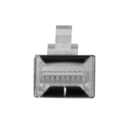 RJ45 (8P 8C) Shielded Modulaire Connector For Round Cable With Solid Conductors