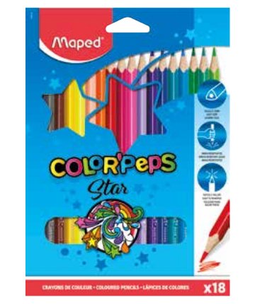 Maped Pencils Colours Color'peps Star C/ Certificado Fsc Surtidos Case 18 — image 1