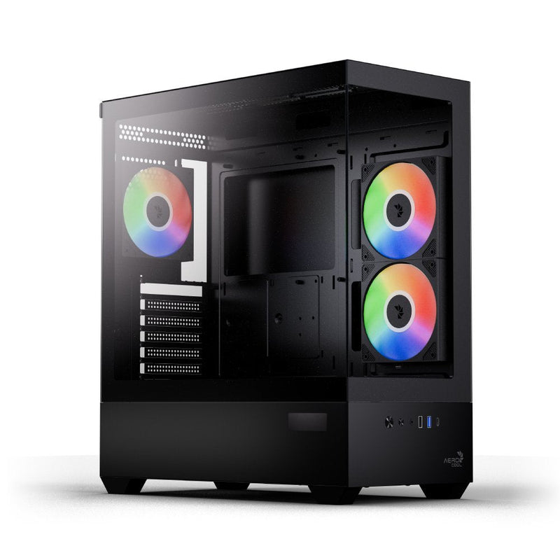 Aerocool Box ATX P500D Digi ARGB Glass Tempered Black