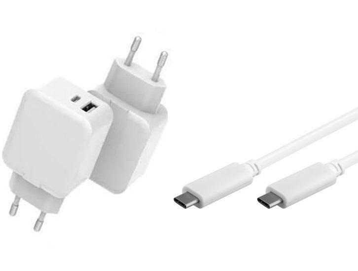 Charger USB-C With USB Cable -c 1 Tape Measure 30W 5V-12V/2A-3A
