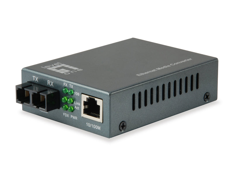 Convertidor Levelone FVT-1104 RJ45 Sc Sm 60KM