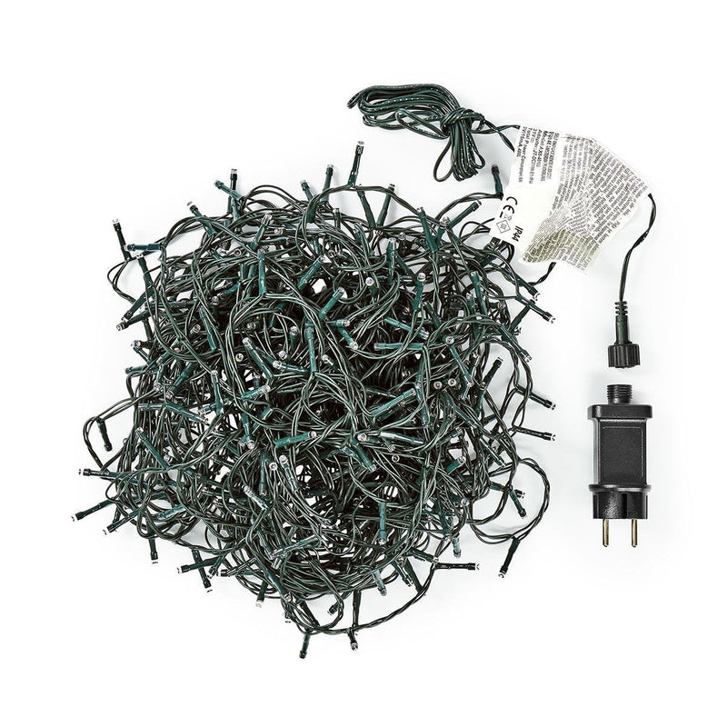 Guirnalda Fija 120 LED Blanco Cálido Fija 220V 12M IP44