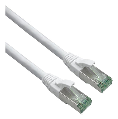 Helos Grs Certificado CAT.6A Network Cable With CAT.7 Rohkabel Tpe White 2,0M — image 1