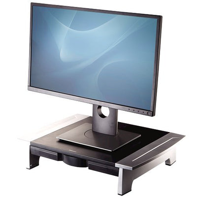 Fellowes Stand Monitor Office Suites, Evita Tensiones Cuello, Screens Up To 36KG, 5 Alturas, Tray Organizadora — image 1