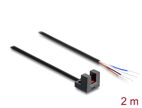 Delock Barrera Fotoeléctrica Horquilla 5MM Type L With 4 X Offenen Extremos Cable Pnp L D Conmutable 2M — image 1