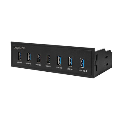 Logilink USB Hub 3.0, 7 Ports 5,25 Internal — image 1