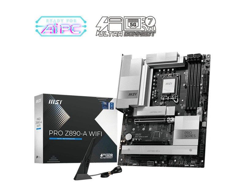 MSI Motherboard Pro Z890-A Wi-Fi ATX Intel 7E32-002R Amz Only Retail