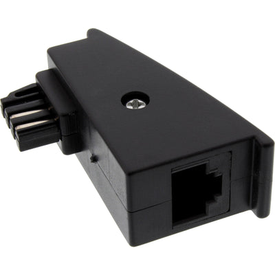 Inline Adapter Tae-f, Plug Tae-f a Connector Female RJ45, 8P2C Fritzbox — image 1