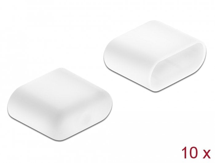 Protection Contra Polvo USB Type-c™ Connector Male 10 Units White