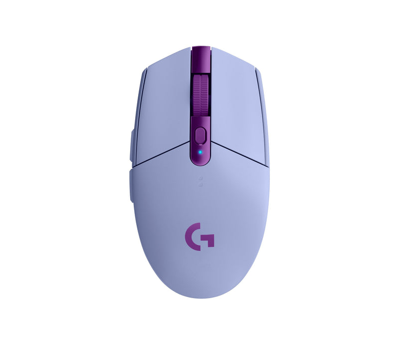Logitech Mouse G G305 Óptico 6 Buttons Wireless 2.4GHZ Receptor Wireless USB Lila