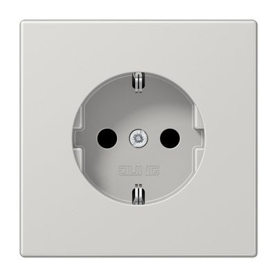 Jung LS1520LG Schuko Socket Power 16A 250V Ls Grey Claro — image 1