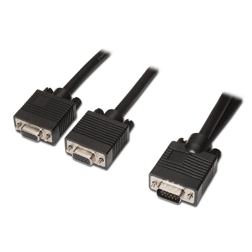 Aisens Cable Bifurcador Svga - HDB15/M-2XHDB15/H - 45CM - Black — image 1