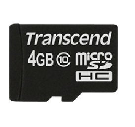 Transcend TS4GUSDC10 Microsdhc 4GB Clase 10