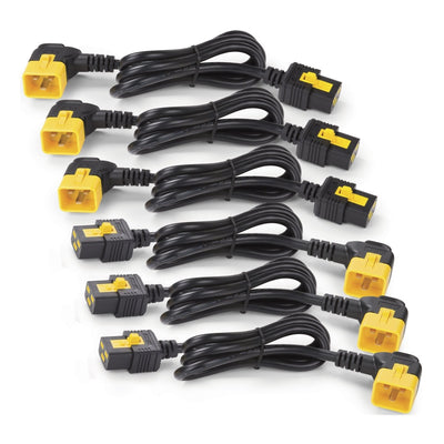 Power Cord Kit (6 Ea), Locking, C19 To C20 (90 Deg — image 1