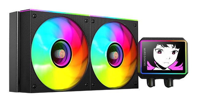 Mars Gaming Refrigeracion Liquida CPU ARGB Ml-vision Ii 240 Black MLVISIONII240