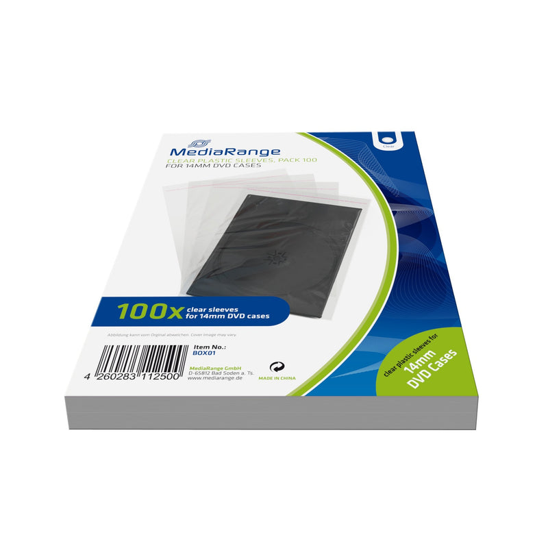 Mediarange Transparent 14MM Dvd-leerhüllen 100ER-PACK