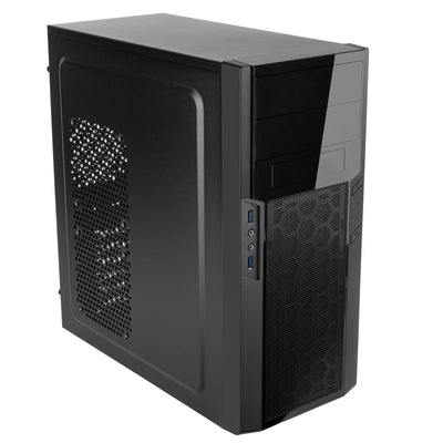 Silverstone PC Case Silent Computer Case SST-PS13B Precision Midi Tower Atx, Window, Black — image 1