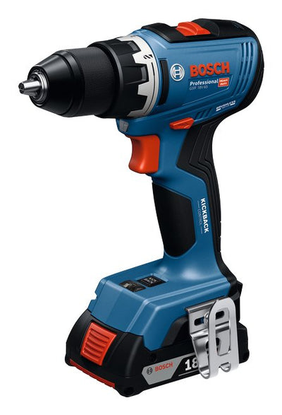 Bosch Drill Professional Atornillador a Battery Gsr 18V-65 Professional, 18 Voltios Blue 2 Batteries Iones Lit — image 1