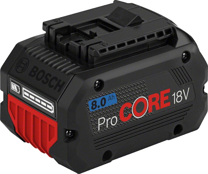 Bosch Battery Procore 18V 8.0AH Professional Black/Red Alianza Ampshare) 1600A016GK