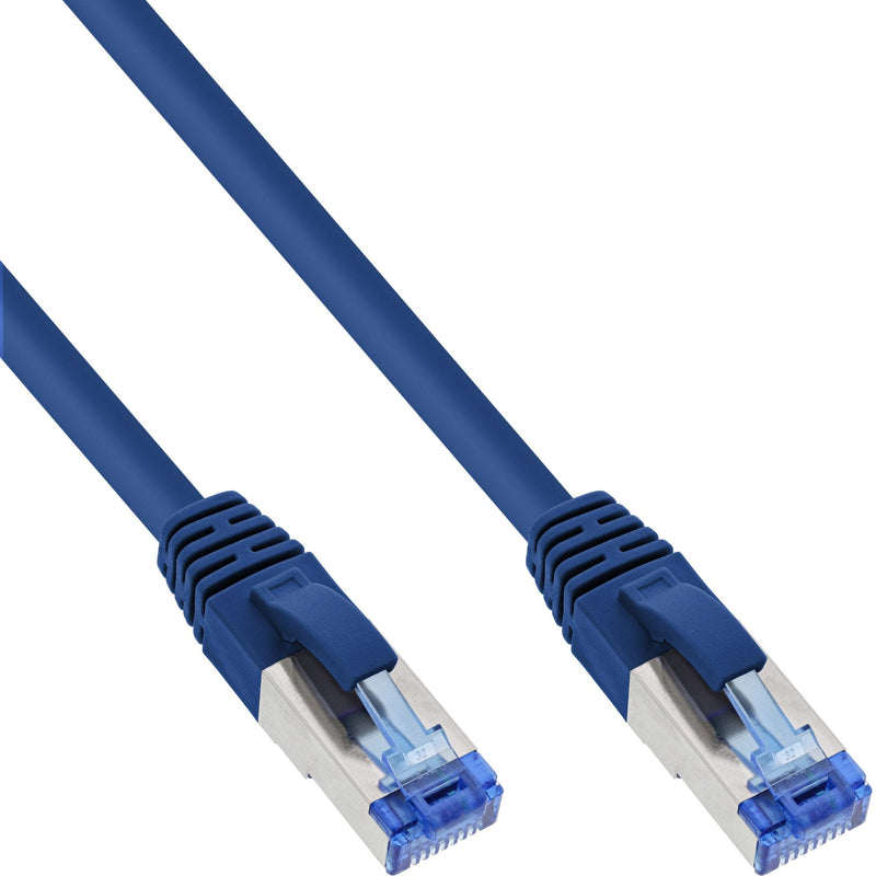 Inline Network Cable S/FTP Pimf CAT.6A Libre Halógenos 500MHZ Blue 1M