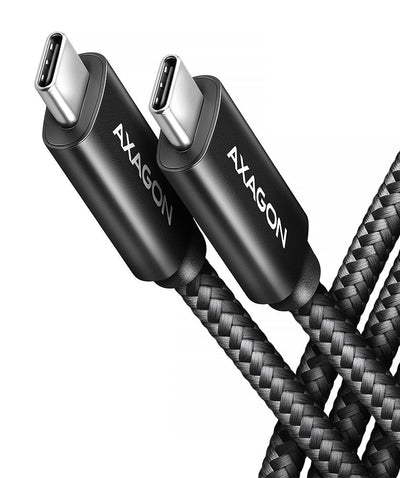 Axagon Cable BUCM4X-CM10AB USB 3.2 Gen 2X2 1M USB C Black — image 1