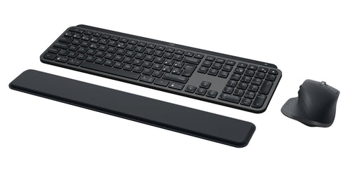 Logitech Keyboard + Mouse Mx Keys Combo For Business Gen 2 RF Wireless + Bluetooth QWERTY Spanish Graphite — image 1