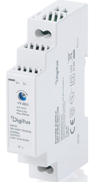 Digitus Power Supply 5V DC 15W Step-shape Din-rail