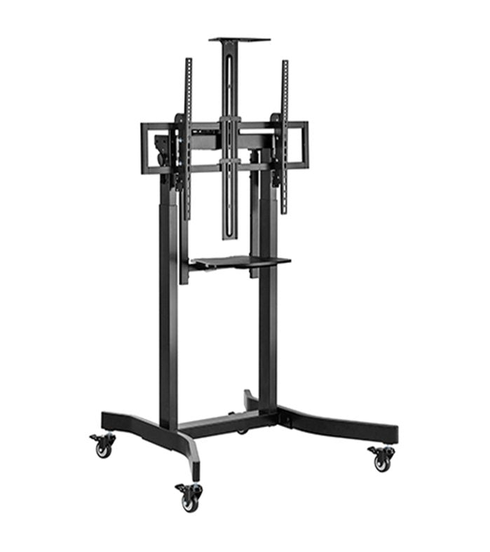 Gembird Stand Floor TV Height Adjustable Motorizado With Wheels 55-100 Pulgadas